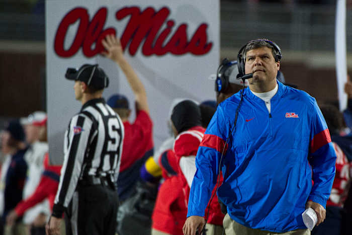 Matt Luke, now the O-line coach at Georgia, has ties with current commits at Ole Miss.